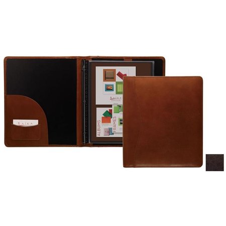 RAIKA 105in x 125in Presentation Binder Mocha RO 158 MOCHA